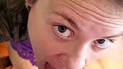 Throat Fucking Submissive Wife in Lingerie