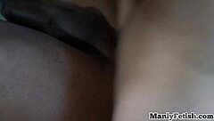 black yoga stud gets bareback banged by his bf after practice
