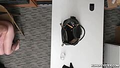 lp office scene with fallon in action on top