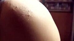 two hot colombian lesbians playing on a pool table with kissing and touching