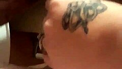 brittany enjoys a hard bathroom face fuck