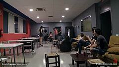 Spanish Babe Bound And Public Pounded