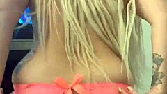 Blonde With Tattoo Twerks Her Ass