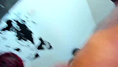 Petite 18+ pornstar takes deepthroat blowjob and cumshot in pov