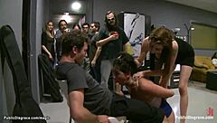 Spanish Babe Bound And Public Pounded