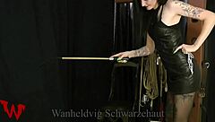 Dominatrix Nika Punishes Slave with Spanking and Hot Wax!