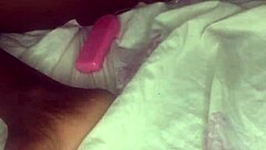 She rides dildo in pussy and anal until creampie. Intense toy play leads to explosive finish.