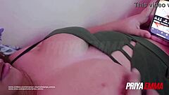 Caught my horny stepdaughter masturbating, should i help her with this indian sex?