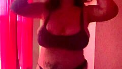 Hot sexy Nena flaunts big tits in lingerie for cumshot action.