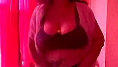 Hot sexy Nena flaunts big tits in lingerie for cumshot action.