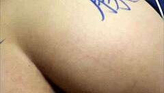 Young Japanese amateur Mina, 22, bound in public toilet for blowjob and creampie