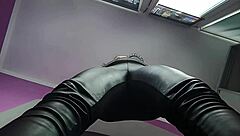 Femdom mistress dominates brunette milf in bdsm session