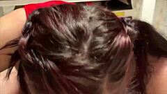 cheerleader with big ass fucks older man for cheer camp money, feeling desperate