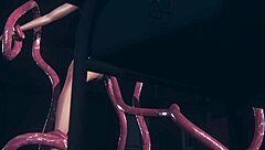 Evangelion hentai features asuka in classroom scene