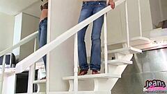 Petite Teen Looks Amazing In Skinny Jeans