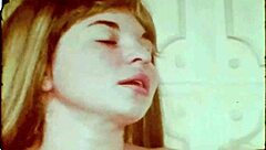 vintage london swinging sixties group scene with hairy action