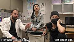 Become Doctor-Tampa Give Freshman Jasmine Rose Mandatory Hitachi Magic Wand Orgasms During Physical For College At Hitachihoescom