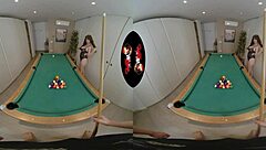 Intense Passion as Huge Tits Latina Gets Fucked on Pool Table