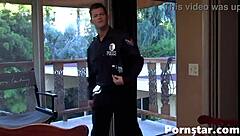 Sexy and funny behind the scenes porn clip?