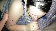 Bbw wife loves sucking cock for a messy facial finish. She’s all about those big tits!