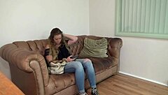 look at this ebony teen girl masturbating her pussy, fingering until she cums