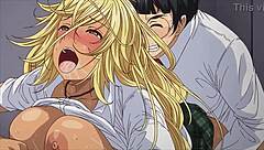 Hentai compilation featuring blowjobs with big tits in anime style