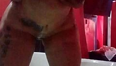 I'm in the jacuzzi getting a facial