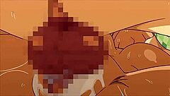 Hentai compilation featuring blowjobs with big tits in anime style