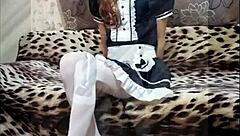 i am vladasexytrans maid shemale getting assfucked in uniform