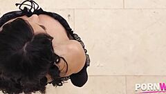 afternoon intense cock sucking with curvy colombian milf linda black