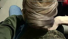 Casey Donovan and David Galager sucking on holiday balcony