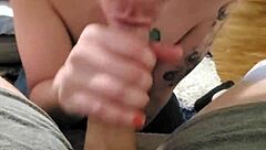 Suggestive Dirty Little 18+ Slut Sucking Cock in Amateur Oral Scene with Intense Blowjob Action