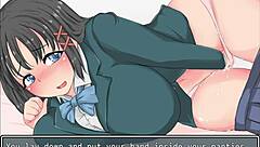 Yuina's holiday turns naughty with toys and fingering in anime style