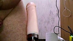 watch this curvy milf spread her legs and ass with a double dildo in the shower