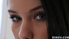 teen stretches and fingers her pussy?