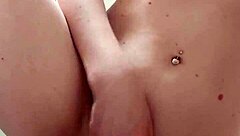 Wild Beauty Masturbates Wet Pussy in Bathroom to Orgasm