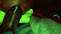 Ebony Teen Sex and Sucking BBC at Movies