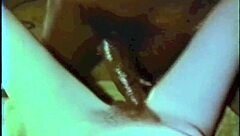 Exploring emotions in vintage interracial threesome with blowjob and hairy cock