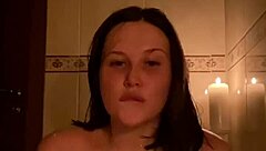 asian cosplay creampie after solo masturbation