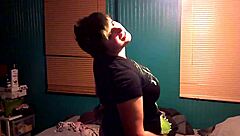 Can You Handle This Busty Slut Stripping On Webcam?