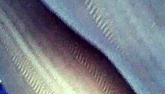 Peeking under nylon skirt at panties