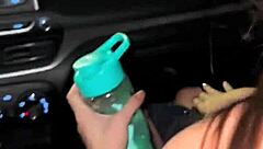 Mel Khalifa deepthroats and bangs in wild male threesome gangbang