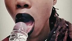 Sissy ebony femboy Tavaius Deshawn takes a hard anal pounding from a dominant partner in this young 18+ PMV inspired by Chris Brown.