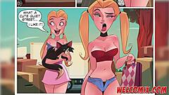 Blonde twins seduce taboo neighbors