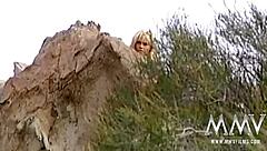 watch this beauty fuck a hard cock outdoors?