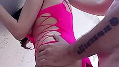 Ebony Teen 18+ Alix Avery Enjoys Big Dick POV Sex With Blowjob And Tits