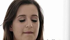 Jizz Loving Babe Gets Assfucked in Doggystyle and Riding Positions