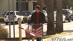 Blindfolded Chap Tricked Into Blowjob By Homo Hunk!