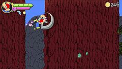 Armas quest drains huge furry monster cock in hentai anime