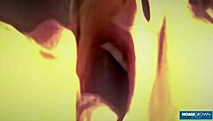 horny amateur redhead masturbates then gets fucked hard